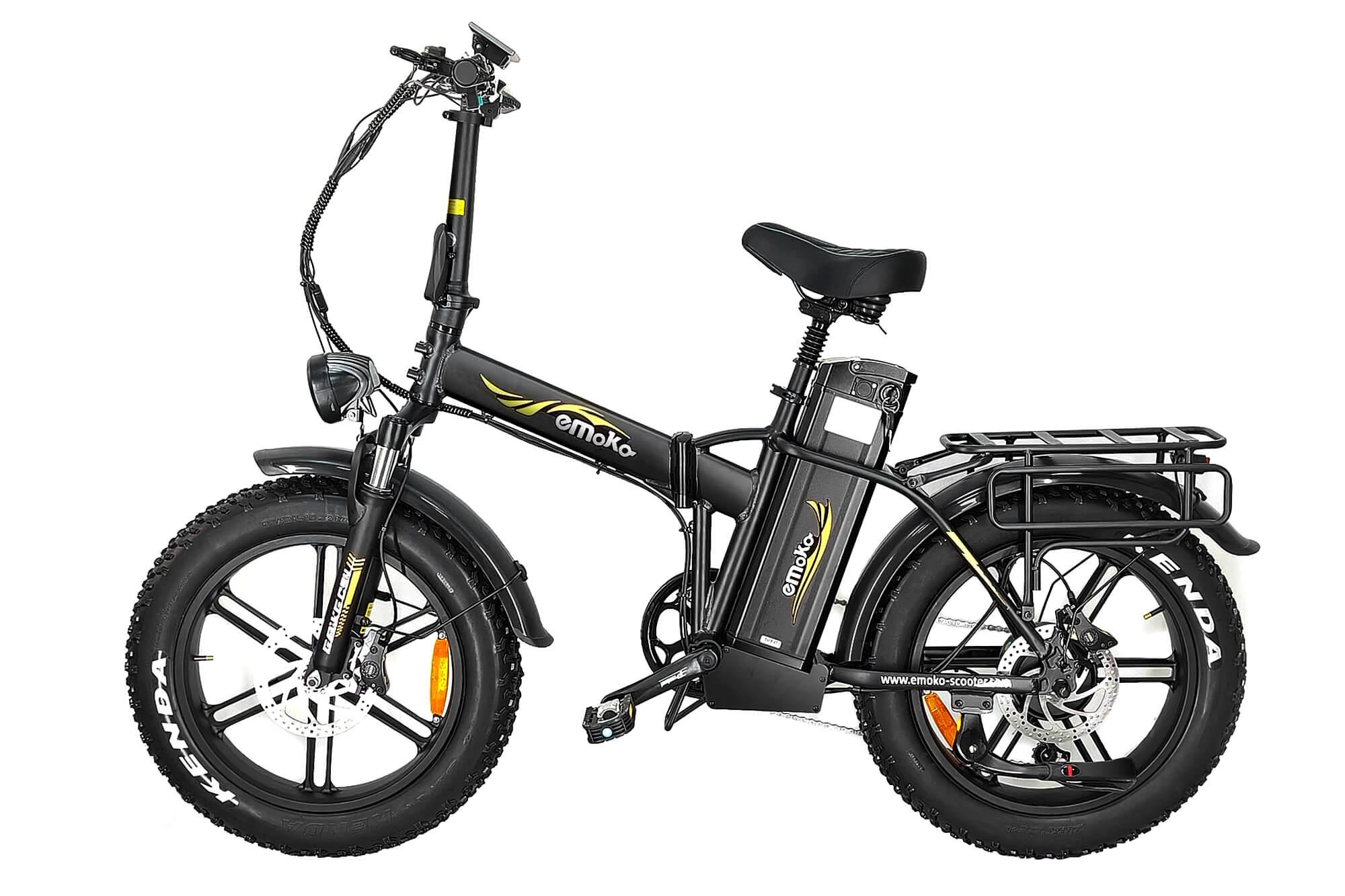 onway electric bicycle Emoko C94 Cargo Food Delivery ebike 150-200KM Long Range 48V 20*4 Inch