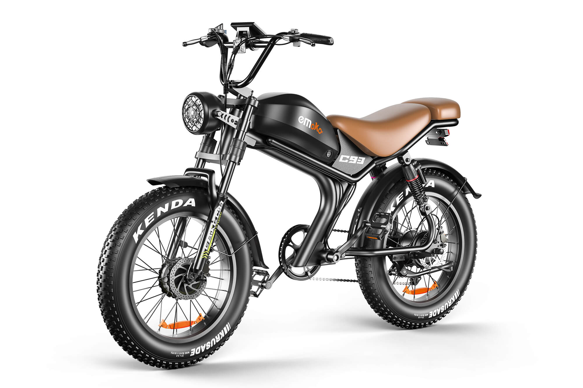 ERIKO C93 moped 2000w dual motor eBike fat tire hydrulic brakes
