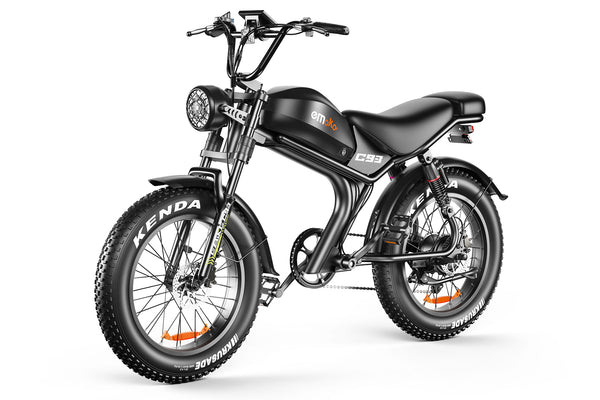 Emoko C93 48V Fast Moped-style Ebike Fat Tire 1000w Motor for adults