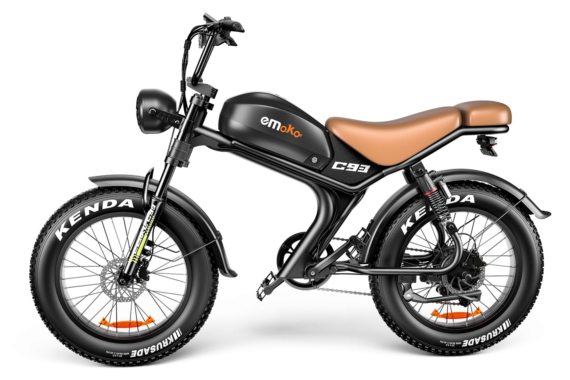 ERIKO C93 moped 2000w dual motor eBike fat tire hydrulic brakes